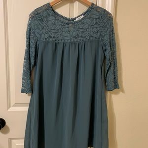 Blue Lace Top NWOT